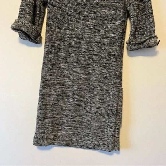 Line the label chunky knit sweater dress with front pockets grey marmalade Small - Picture 3 of 8